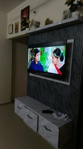 Hall Image of 800 Sq.ft 1 BHK Apartment / Flat for rent in Makarba Ahmedabad for Rs. 21000