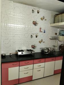 Kitchen Image of 1530 Sq.ft 3 BHK Apartment / Flat for sale in Ghatlodiya Ahmedabad for Rs. 8500000
