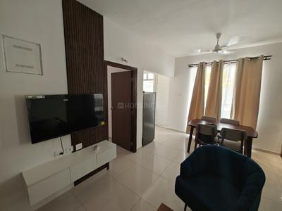 Hall Image of 810 Sq.ft 2 BHK Apartment / Flat for rent in Provident Adora De Goa, Sancoale Goa for Rs. 42000