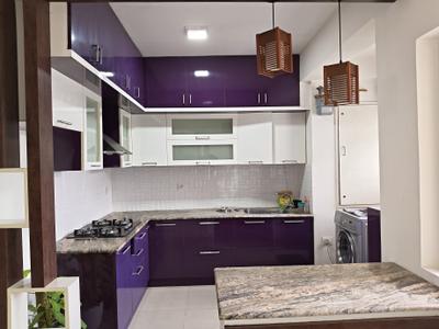 Kitchen Image of 1305 Sq.ft 2.5 BHK Apartment / Flat for rent in Mantri Webcity3B, Narayanapura Bengaluru for Rs. 50000