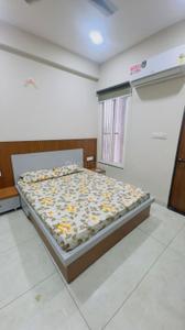 Bedroom Image of 500 Sq.ft 1 BHK Builder Floor for rent in Mahalakshmi Nagar Indore for Rs. 21000