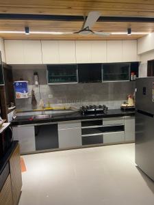 Kitchen Image of 1100 Sq.ft 3 BHK Apartment / Flat for sale in ICB Flora O Block, Gota Ahmedabad for Rs. 9500000