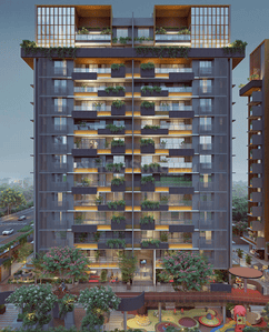 Image of 2339 Sq.ft 3 BHK Apartment / Flat for sale in Vrundavan Elysia, Raysan, Gandhinagar for Rs. 11653000