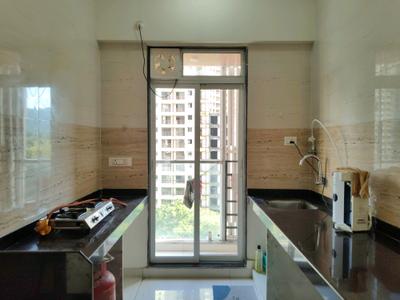 Kitchen Image of 600 Sq.ft 1 BHK Apartment / Flat for sale in DSS Mahavir Kalpavruksha, Kasarvadavali Thane for Rs. 6000000