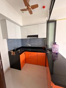 Kitchen Image of 450 Sq.ft 1 BHK Apartment / Flat for rent in Lodha Crown, Thane West Thane for Rs. 25000