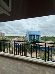 Balcony Image of 1700 Sq.ft 3 BHK Apartment / Flat for rent in Crown Whistling Woods, Manchirevula Hyderabad for Rs. 55000