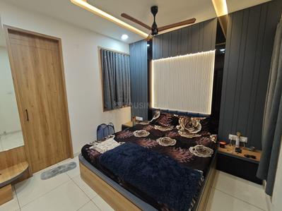 Bedroom Image of 800 Sq.ft 3 BHK Apartment / Flat for sale in VCG Vrindavan City, Mavdi Rajkot for Rs. 5700000