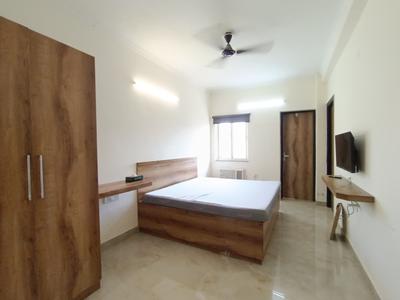 Bedroom Image of 450 Sq.ft 1 RK Studio for rent in Vasant Kunj New Delhi for Rs. 24000