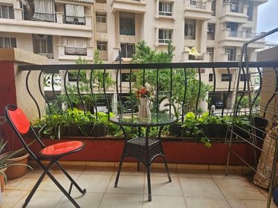 Balcony Image of 900 Sq.ft 3 BHK Apartment / Flat for rent in Puraniks Aldea, Mahalunge Pune for Rs. 50000