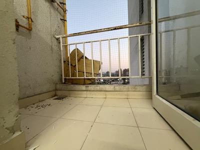 Balcony Image of 600 Sq.ft 1 BHK Apartment / Flat for rent in Godrej Vanaangan, Jagatpur Ahmedabad for Rs. 16000