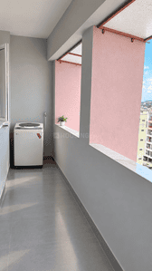 Balcony Image of 1240 Sq.ft 2 BHK Apartment / Flat for rent in Ayodhya Heights, Sangam Nagar Indore for Rs. 25000
