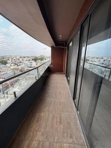 Balcony Image of 1120 Sq.ft 3 BHK Apartment / Flat for rent in Manjalpur Vadodara for Rs. 25000