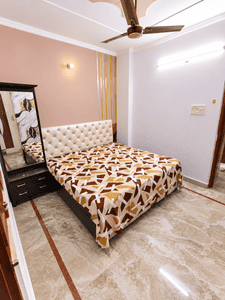 Bedroom Image of 595 Sq.ft 1 BHK Builder Floor for rent in Uttam Nagar New Delhi for Rs. 16000
