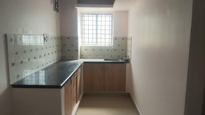 Kitchen Image of 1000 Sq.ft 2 BHK Apartment / Flat for rent in Murugeshpalya Bengaluru for Rs. 25000