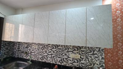 Kitchen Image of 400 Sq.ft 1 BHK Builder Floor for rent in Pitampura New Delhi for Rs. 21000