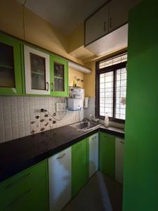 Kitchen Image of 1400 Sq.ft 3 BHK Apartment / Flat for rent in Rameshwaram Gurudas Bhawan, Doranda Ranchi for Rs. 22000
