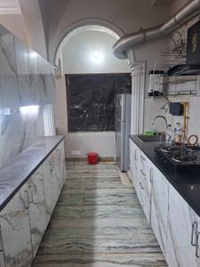 Kitchen Image of 1450 Sq.ft 1 BHK Builder Floor for rent in Altura Green Park Luxury Floors, Green Park Extension New Delhi for Rs. 55000