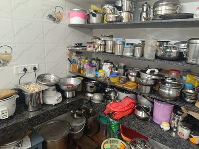 Kitchen Image of 900 Sq.ft 3 BHK Independent House for rent in Podanur Coimbatore for Rs. 30000