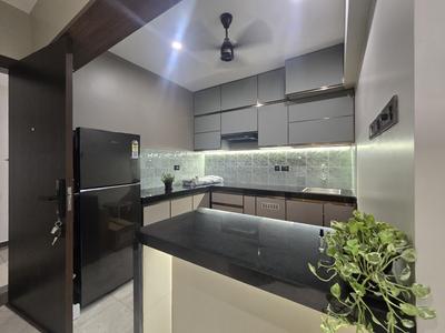Kitchen Image of 690 Sq.ft 1 RK Apartment / Flat for rent in Pantheeramkavu Kozhikode for Rs. 28000