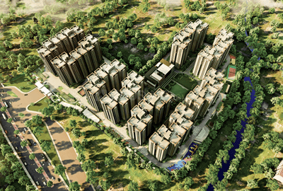 Image of 1585 Sq.ft 3 BHK Apartment / Flat for sale in Ramky One Symphony, Patancheru, Sangareddy for Rs. 12363000