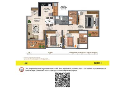 Image of 989 Sq.ft 2 BHK Apartment / Flat for sale in Kolte Patil Life Republic Sector R22 22nd Avenue Atmos Phase I, Hinjawadi, Pune for Rs. 8100000