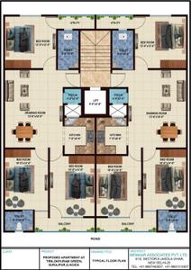 Image of 1550 Sq.ft 3 BHK Apartment / Flat for sale in Avni Crimson Floors, Noida Extension, Greater Noida for Rs. 6520000