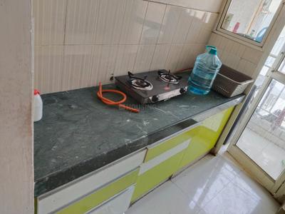 Kitchen Image of 600 Sq.ft 1 BHK Apartment / Flat for rent in Godrej Garden City, Gota Ahmedabad for Rs. 21000