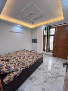 Bedroom Image of 1200 Sq.ft 3 BHK Builder Floor for rent in Khirki Extension New Delhi for Rs. 48000