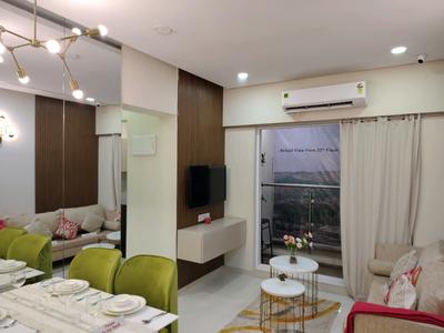 Living Room Image of 677 Sq.ft 1 BHK Apartment / Flat for sale in Ashar Arize Tower B And C, Kalwa Thane for Rs. 9500000