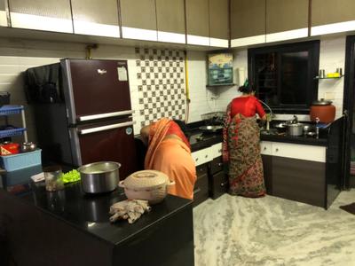 Kitchen Image of 1600 Sq.ft 4 BHK Independent House for sale in Parvat Patiya Surat for Rs. 13500000