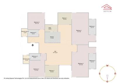 Image of 2890 Sq.ft 4 BHK Apartment / Flat for sale in Horamavu, Bengaluru for Rs. 37900000