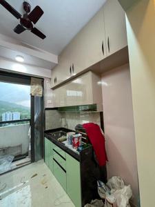 Kitchen Image of 625 Sq.ft 1 BHK Apartment / Flat for rent in DSS Mahavir Spring, Thane West Thane for Rs. 40000
