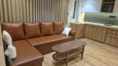 Living Room Image of 600 Sq.ft 1 BHK Apartment / Flat for rent in Divine Shivom Khar Station, Khar West Mumbai for Rs. 210000