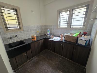 Kitchen Image of 400 Sq.ft 1 BHK Builder Floor for rent in Sanjaynagar Bengaluru for Rs. 19000