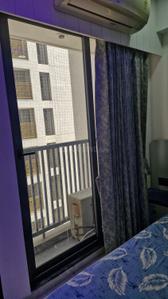 Bedroom Image of 1500 Sq.ft 3 BHK Apartment / Flat for rent in Ashwamegh Lifestyle, Sargasan Gandhinagar for Rs. 40000