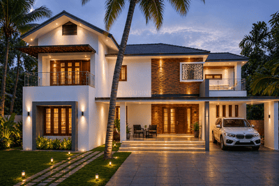 Building Image of 2000 Sq.ft 3 BHK Independent House for sale in Punkunnam Thrissur for Rs. 11800000