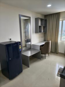 Bedroom Image of 450 Sq.ft 1 RK Studio for rent in Urban Suites, Jagatpura Jaipur for Rs. 18500