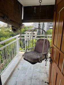 Balcony Image of 3251 Sq.ft 4 BHK Apartment / Flat for rent in Sheladia Pushkar Apartments, Bodakdev Ahmedabad for Rs. 80000