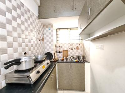 Kitchen Image of 550 Sq.ft 1 BHK Builder Floor for rent in Marathahalli Bengaluru for Rs. 20000
