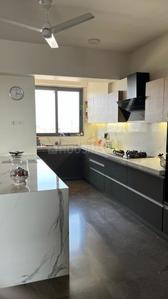 Kitchen Image of 4500 Sq.ft 4 BHK Apartment / Flat for rent in Zodiac Marquis, Bodakdev Ahmedabad for Rs. 350000