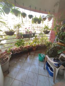 Balcony Image of 1250 Sq.ft 2.5 BHK Apartment / Flat for rent in Wanowrie Pune for Rs. 38000