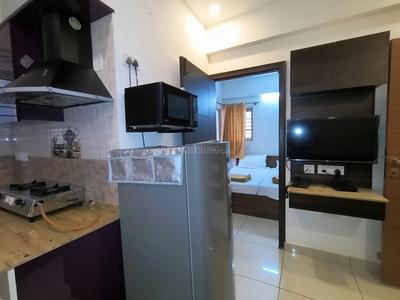Kitchen Image of 500 Sq.ft 1 BHK Builder Floor for rent in JP Nagar Bengaluru for Rs. 32000