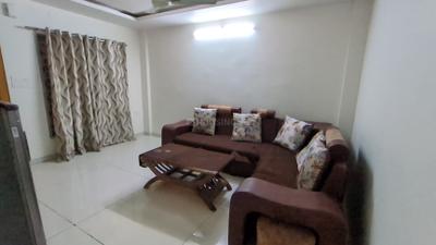 Living Room Image of 1100 Sq.ft 3 BHK Apartment / Flat for rent in Nikhil Devalaya Pristine, Bawadiya Kalan Bhopal for Rs. 30000