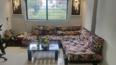 Living Room Image of 610 Sq.ft 1 BHK Apartment / Flat for rent in ARK Viman Pearl, Viman Nagar Pune for Rs. 38000