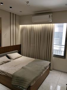 Bedroom Image of 1000 Sq.ft 2 BHK Apartment / Flat for sale in Sarjan Setu Altezza, Tragad Ahmedabad for Rs. 6500000