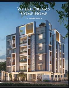 Image of 1176 Sq.ft 3 BHK Apartment / Flat for sale in Salt Lake City, Kolkata for Rs. 7700000