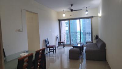 Living Room Image of 850 Sq.ft 2 BHK Apartment / Flat for rent in Raheja Amalfi, Sicily &amp; Capri, Madh Mumbai for Rs. 58000