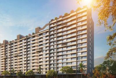 Image of 1020 Sq.ft 2 BHK Apartment / Flat for sale in NDG Om Mangalam Samruddhi, Kiwale, Pune for Rs. 6450000