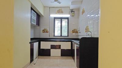Kitchen Image of 900 Sq.ft 2 BHK Apartment / Flat for rent in Nyati Shubharambh Complex, Thane West Thane for Rs. 35000