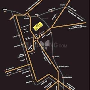 Image of 826 Sq.ft 2 BHK Apartment / Flat for sale in Om Paraiso, Mothi Desai Gaon, Thane for Rs. 7000000